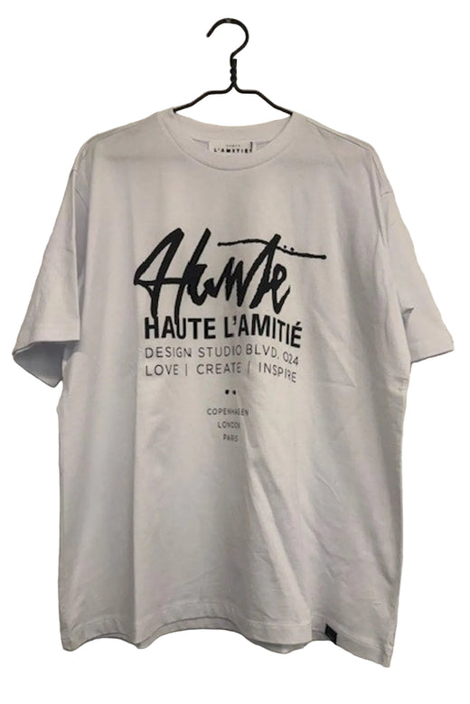 Haute L'Amitié - Studio Loose Tag Tee HL10758 - White