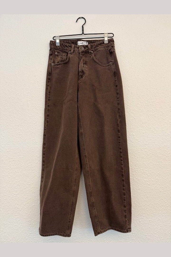 Haute L'Amitié - Uni Mid Rise Jeans HL10863 - Mocca