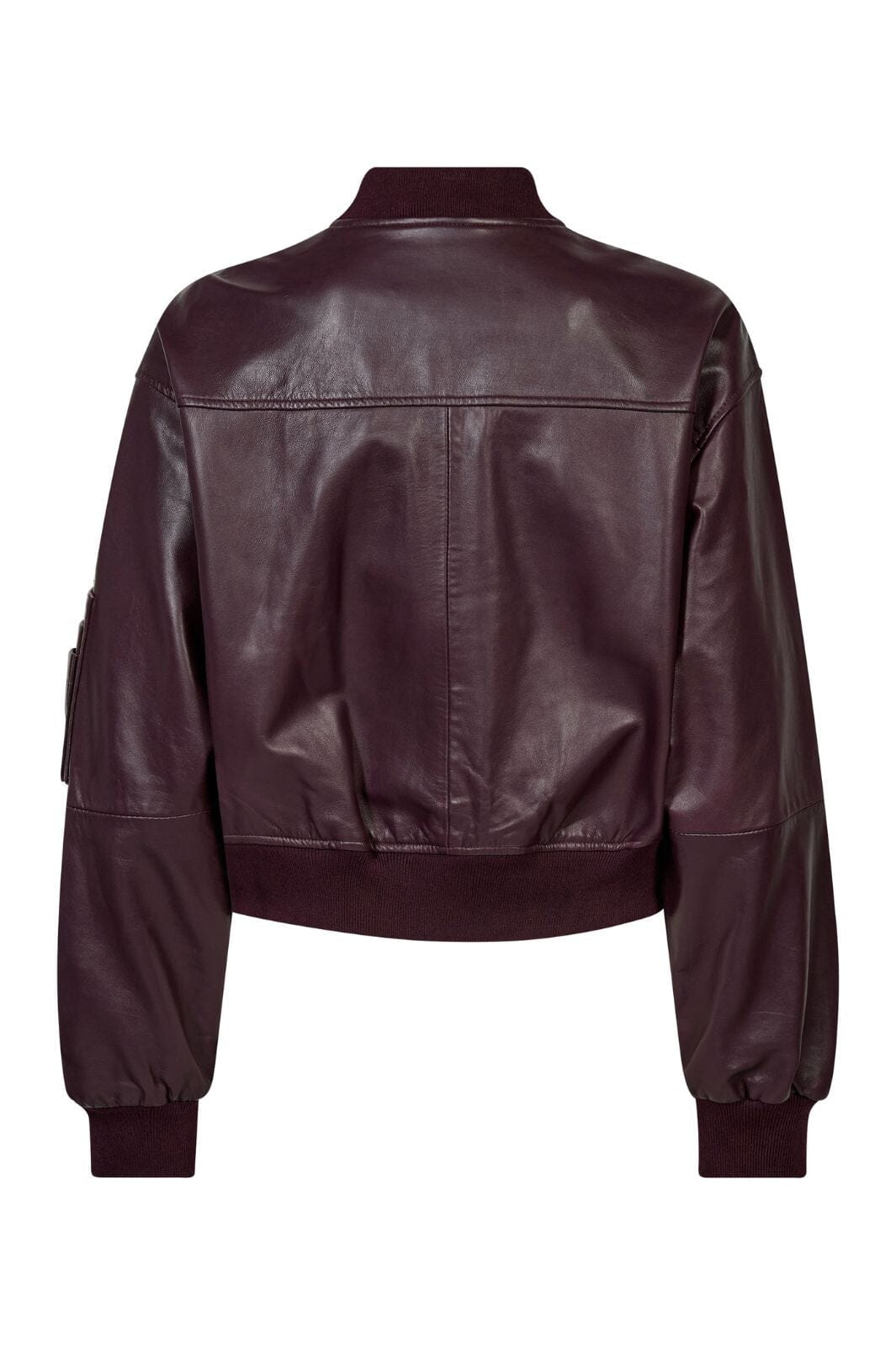 Haute L'Amitié - Yasmin Leather Bomber Jacket Hl10996 - Wine Jakker 