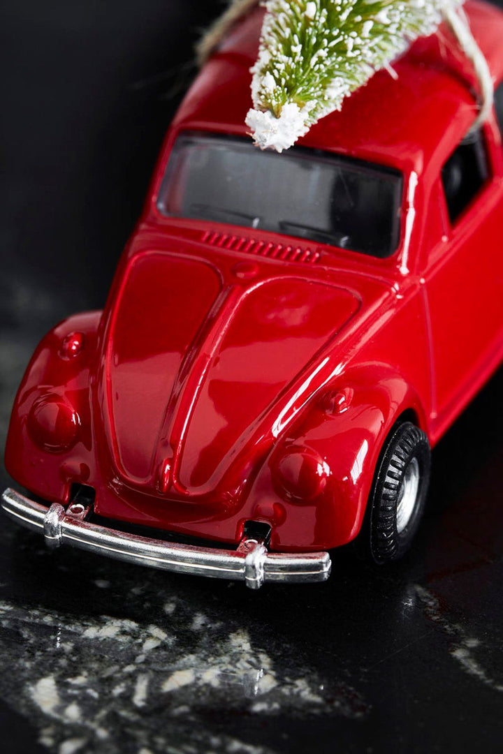 House Doctor - Mini Xmas Car - Red Jul 
