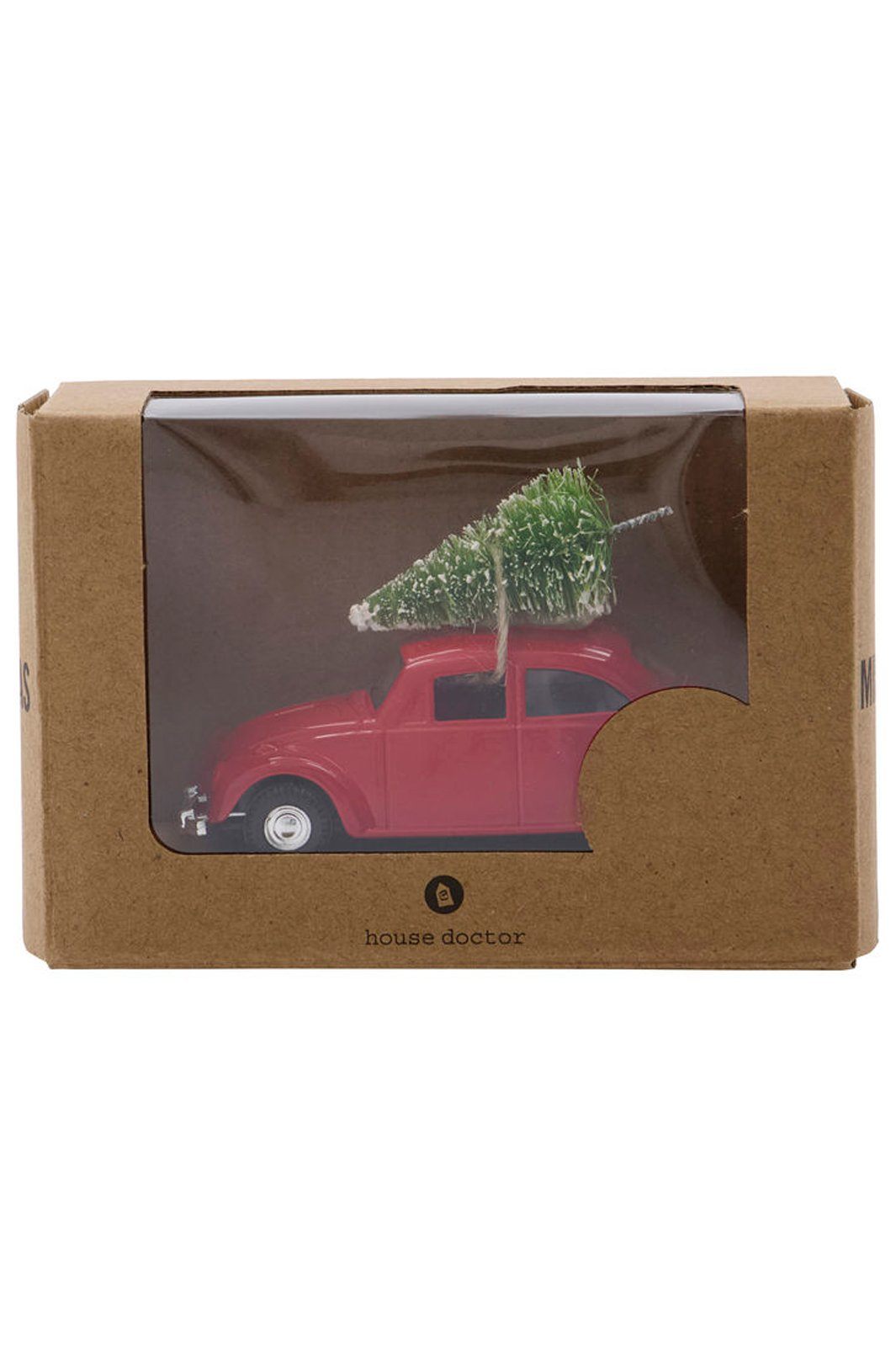 House Doctor - Mini Xmas Car - Red Jul 