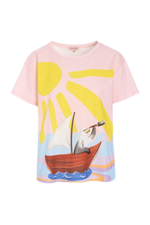 Hunkøn - Azura T-Shirt 26012 - Sunny Pink T-shirts 