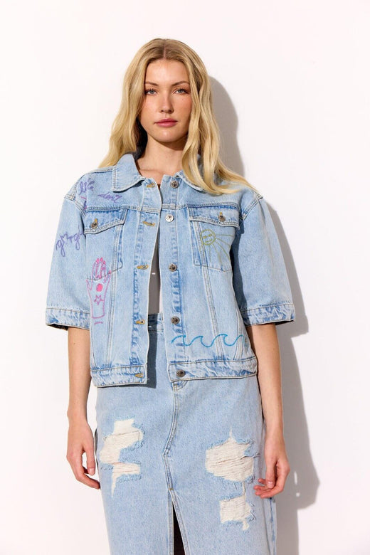 Hunkøn - Kenna Denim Jacket 26020 - Light Denim Jakker 