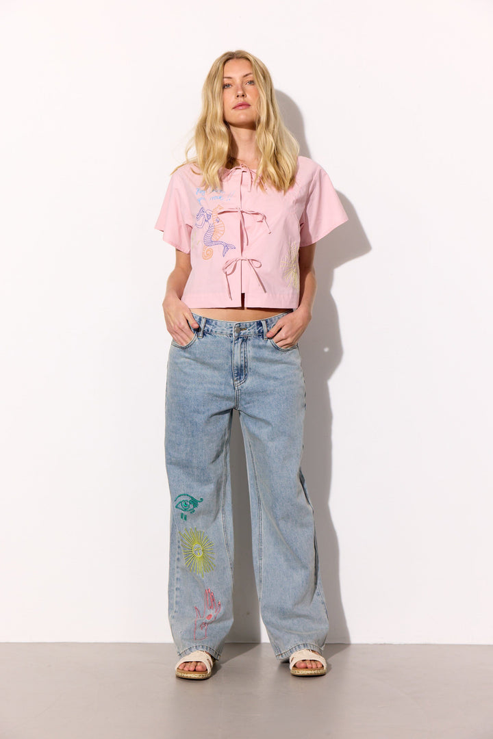 Hunkøn - Nima Shirt 26030 - Rose Skjorter 