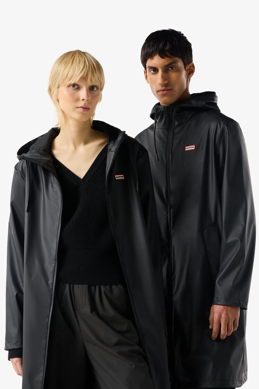 Hunter - Andrea Pu Raincoat Haru0002242hb - Black Regnjakker 