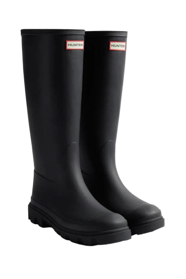 Hunter - Downpour Tall Boot Hfru0001251blk - Black Gummistøvler 