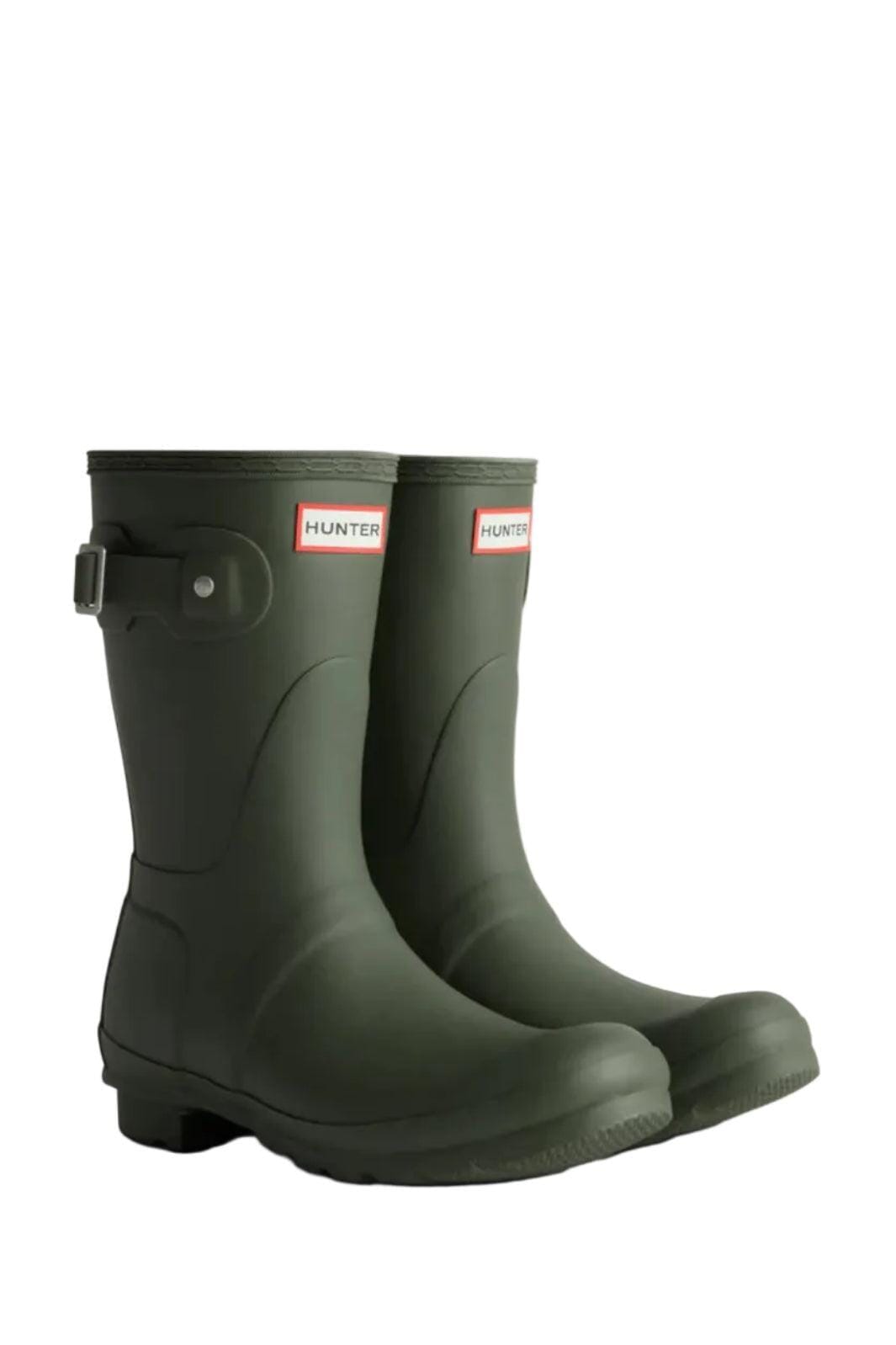 Hunter - Womens Original Short Boot Wfs1000rmadov - Dark Olive Gummistøvler 