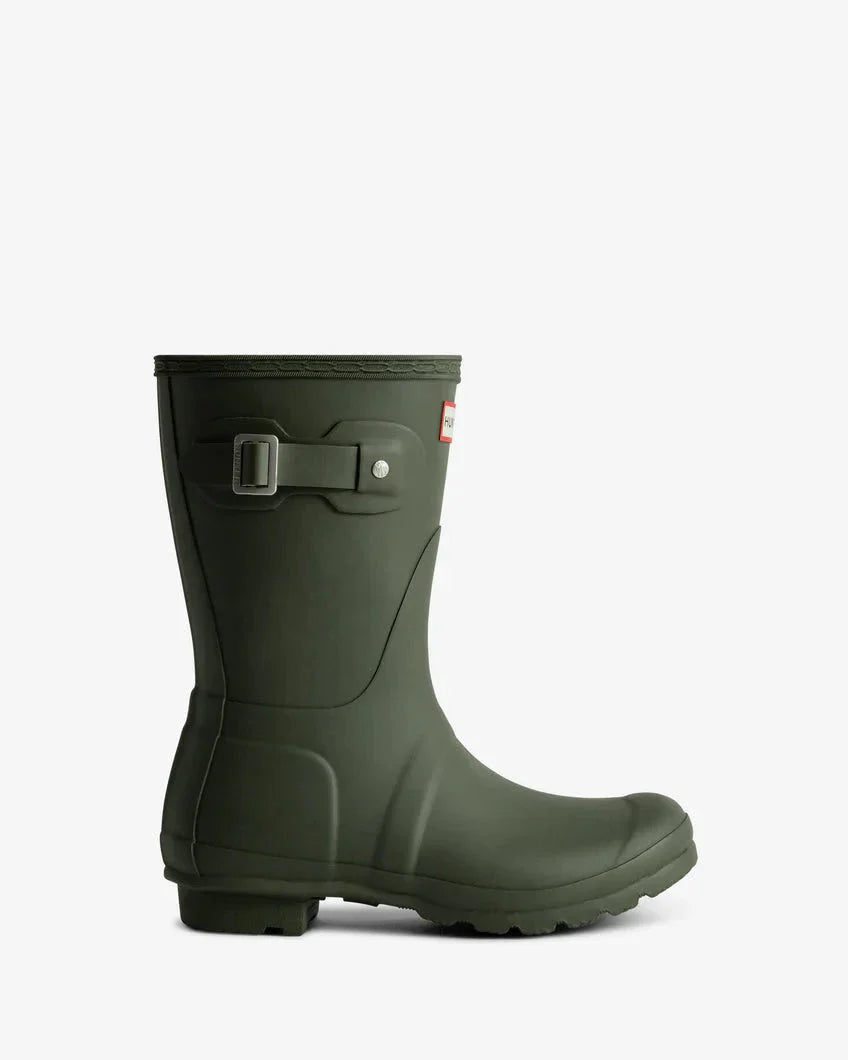 Hunter - Womens Original Short Boot Wfs1000rmadov - Dark Olive Gummistøvler 
