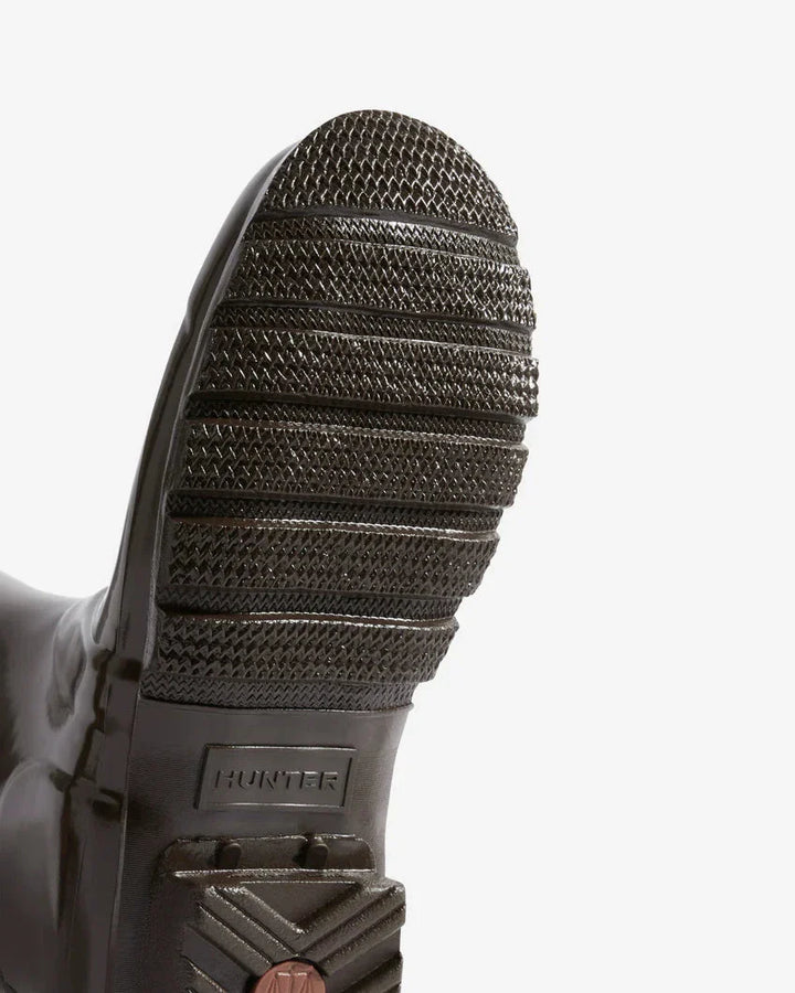 Hunter - Womens Original Tall Gloss Boot Wft1000rglcb - Chocolate Brown Gummistøvler 