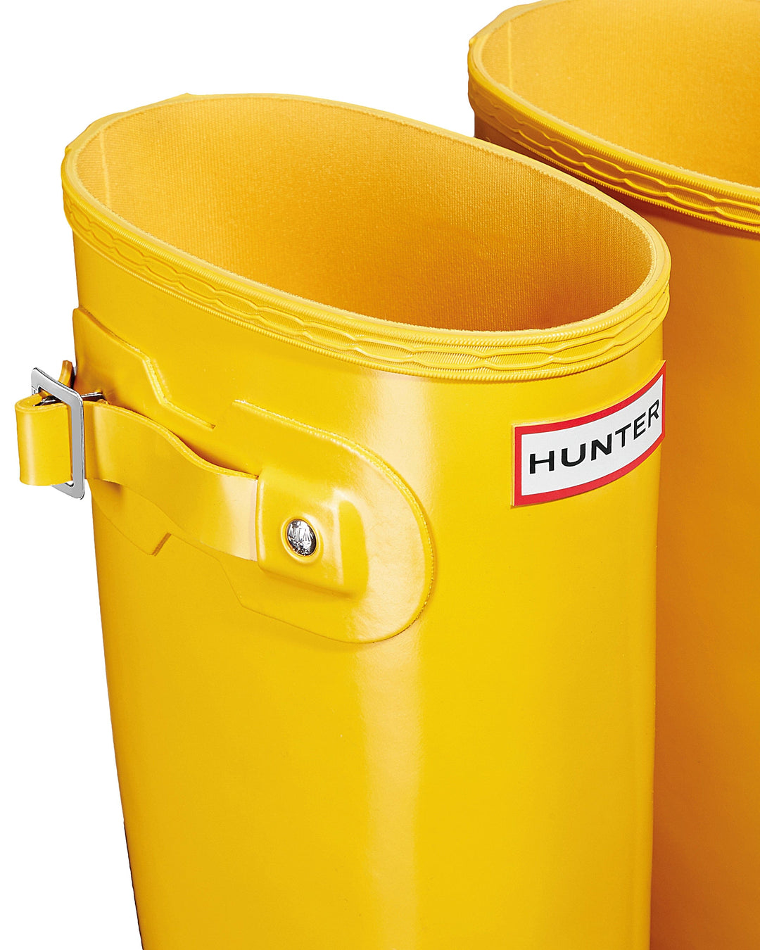 Hunter - Womens Original Tall Gloss Boot Wft1000rglryl - Yellow Gummistøvler 