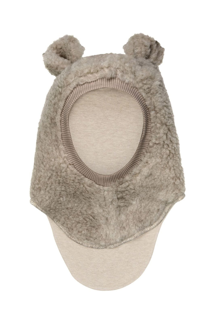 Huttelihut - Balaclava Ears Wool Teddy 460347 - 2044 Camel Melange Elefanthuer 