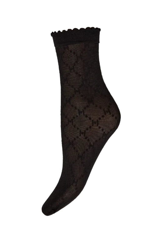 Hype The Detail - Ankle Sock Logo 21113-75 - 1100 - Black Strømper 