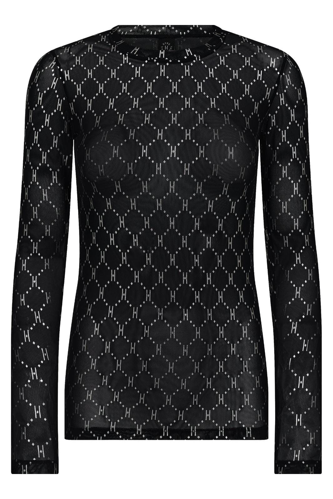 Hype The Detail - Blouse W/Print 320-14 - 14 - Grå Bluser 