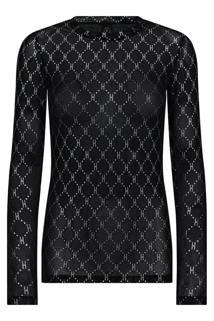 Hype The Detail - Blouse W/Print 320-14 - 14 - Grå Bluser 