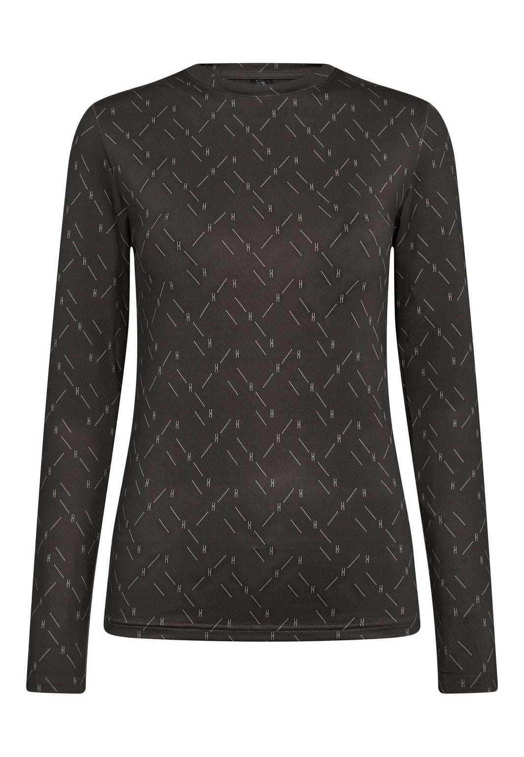 Hype The Detail - Printed Blouse - 40 Brun Bluser 