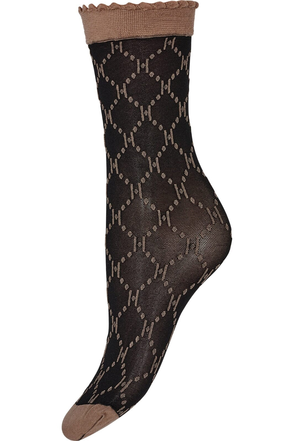 Hype The Detail - Socks Logo 25App - 4352 Brun Strømper 