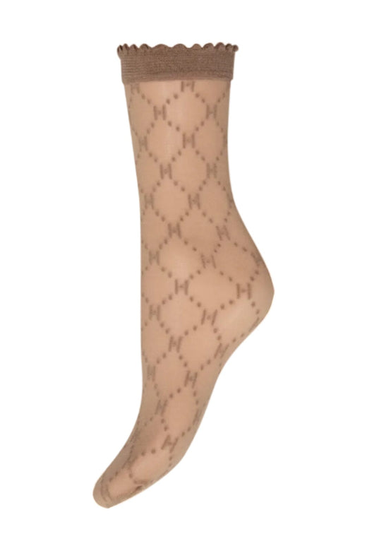 Hype The Detail - Socks Logo 25Den 21113-75 - 4355 - Beige Strømper 