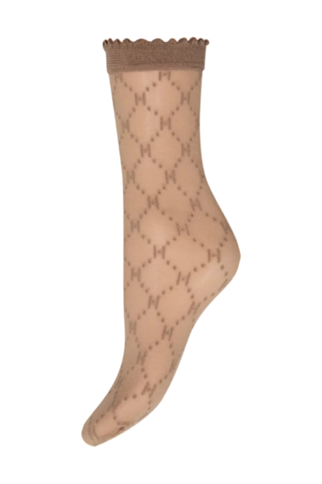 Hype The Detail - Socks Logo 25Den 21113-75 - 4355 - Beige Strømper 