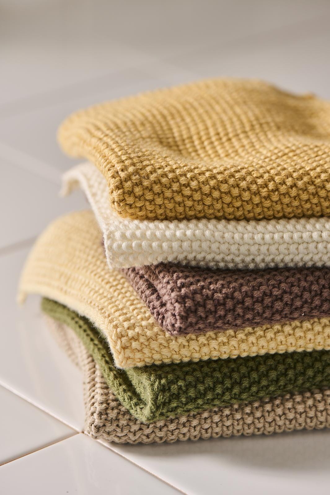 Ib Laursen - Karklud Mynte Lemonade strikket - 100% bomuld, Strik - 6351-04