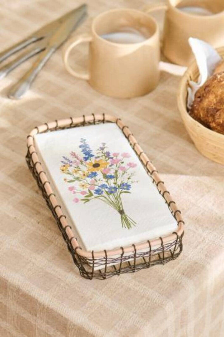 Ib Laursen - Serviet 10x20 cm sommerbuket 16 stk/pk - Papir - 95926-00 Køkkentilbehør 