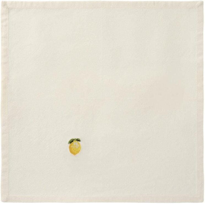 Ib Laursen - Stofserviet Summer Vibes m/citron butter cream - Bomuld, Polyester - 63035-82