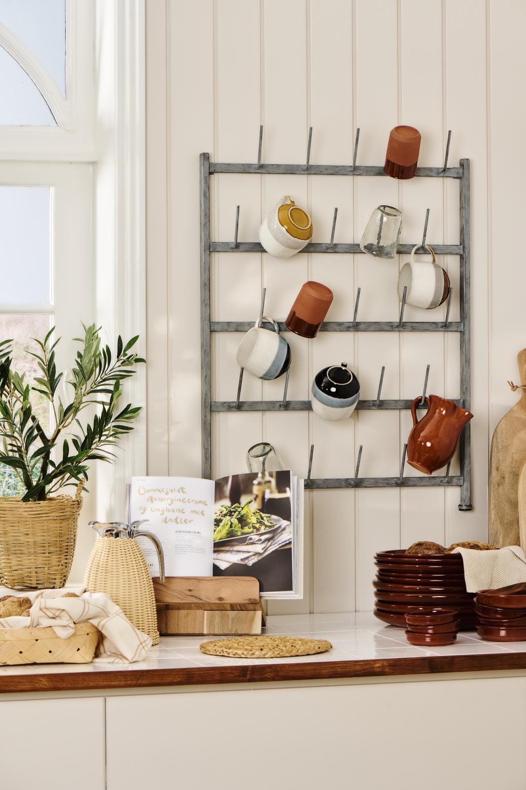 Ib Laursen - Termokande natur polyrattan håndflettet 1,5 ltr - Polyrattan, Rustfrit stål, Plastik - 1619-30