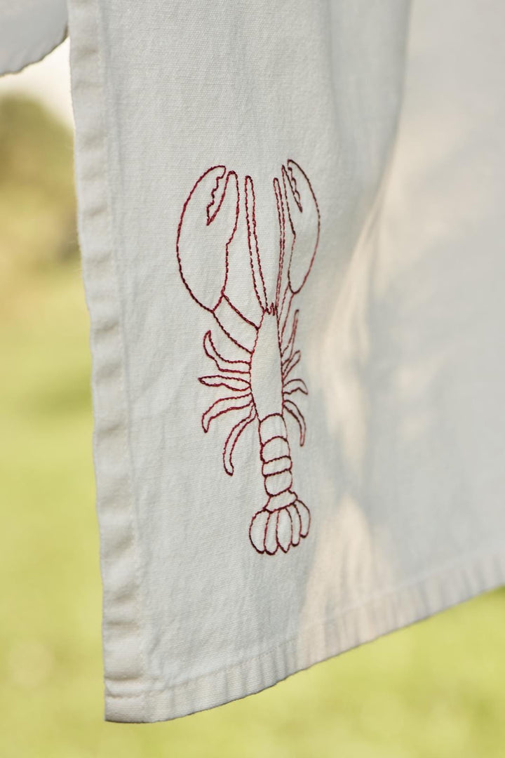 Ib Laursen - Viskestykke Atlantis m/hummer butter cream - Bomuld, Polyester - 63010-82