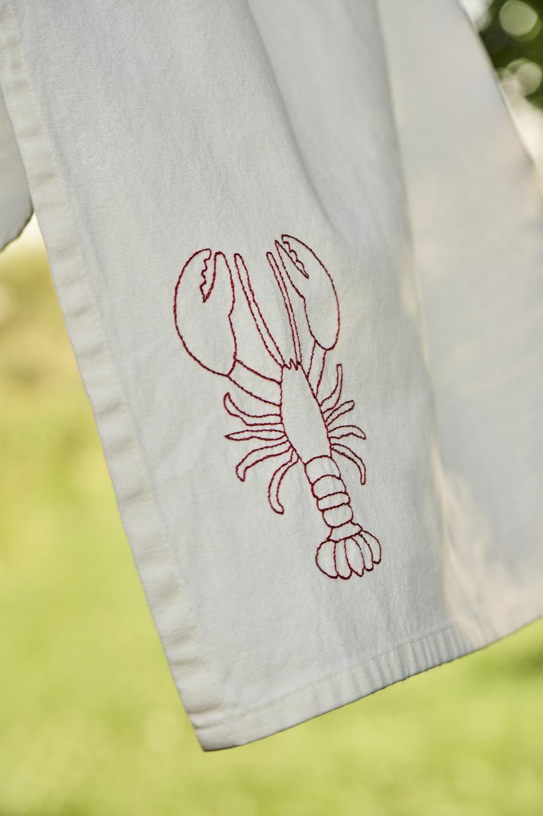 Ib Laursen - Viskestykke Atlantis m/hummer butter cream - Bomuld, Polyester - 63010-82