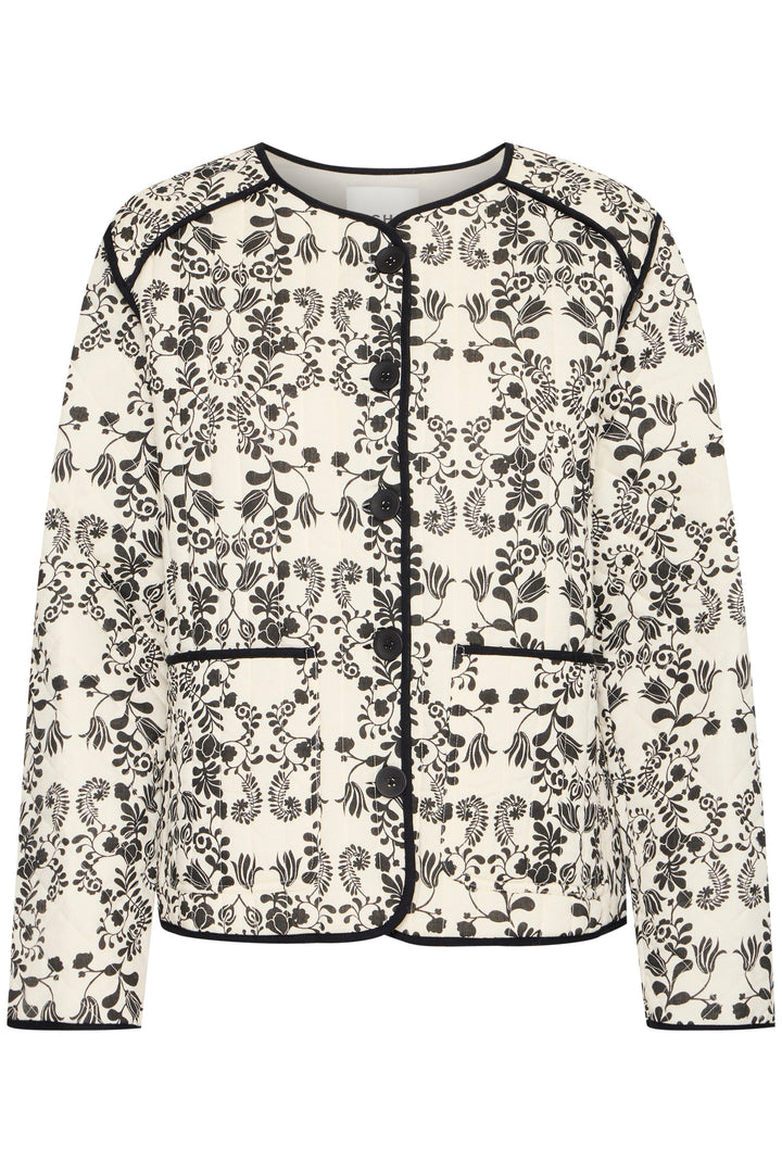 Ichi - Ihgizaro Ja - 204048 Almond Milk Flower Aop Jakker 