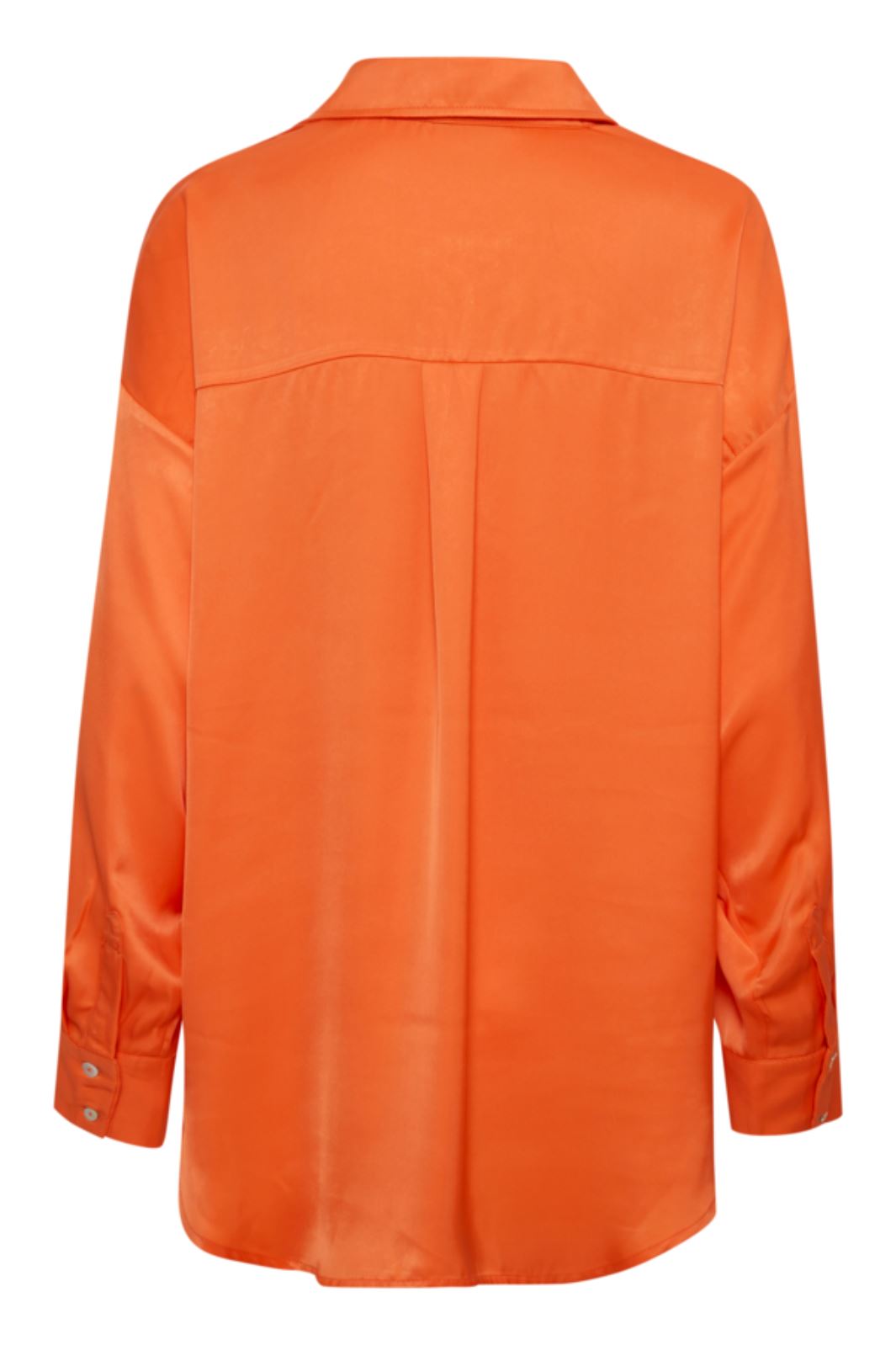 Ichi - Ixstormie Satin Sh - Orange Pepper Skjorter 