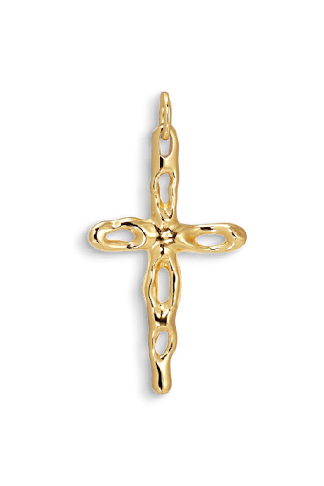 Jane Kønig - Mary Cross Pendant MCP-AW23 - G - Forgyldt Sølv