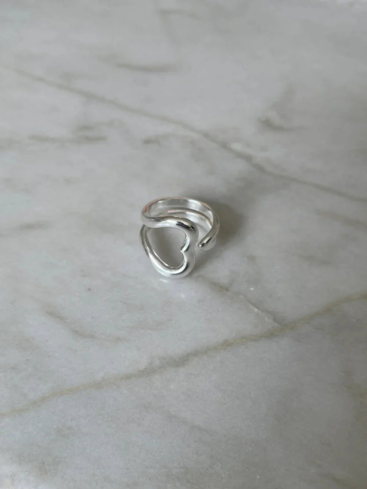 Jane Kønig - Open Heart Ring OHR-AW25-S_56 - Ring Ringe 