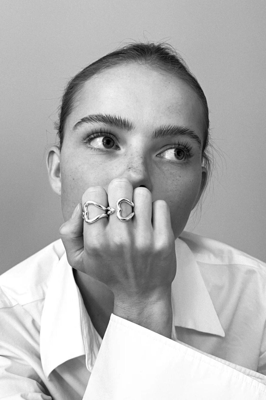 Jane Kønig - Open Heart Ring OHR-AW25-S_56 - Ring Ringe 