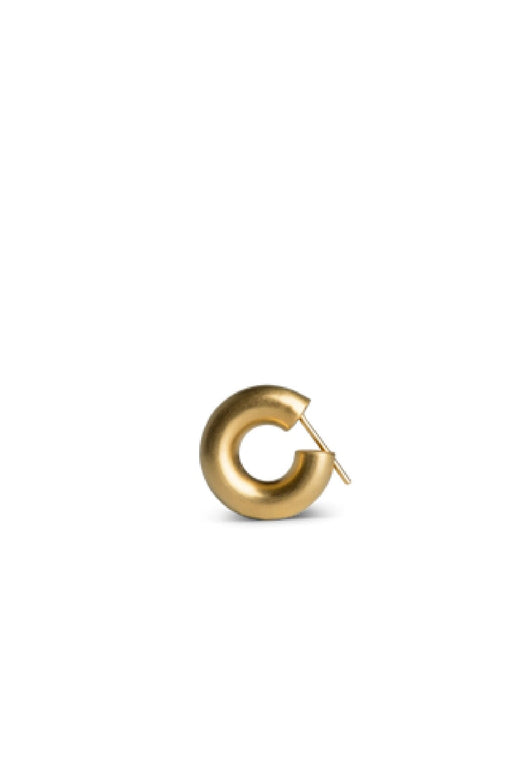 Jane Kønig - Small Chunky Hoops JKSC001 - G - Forgyldt Forsølvet