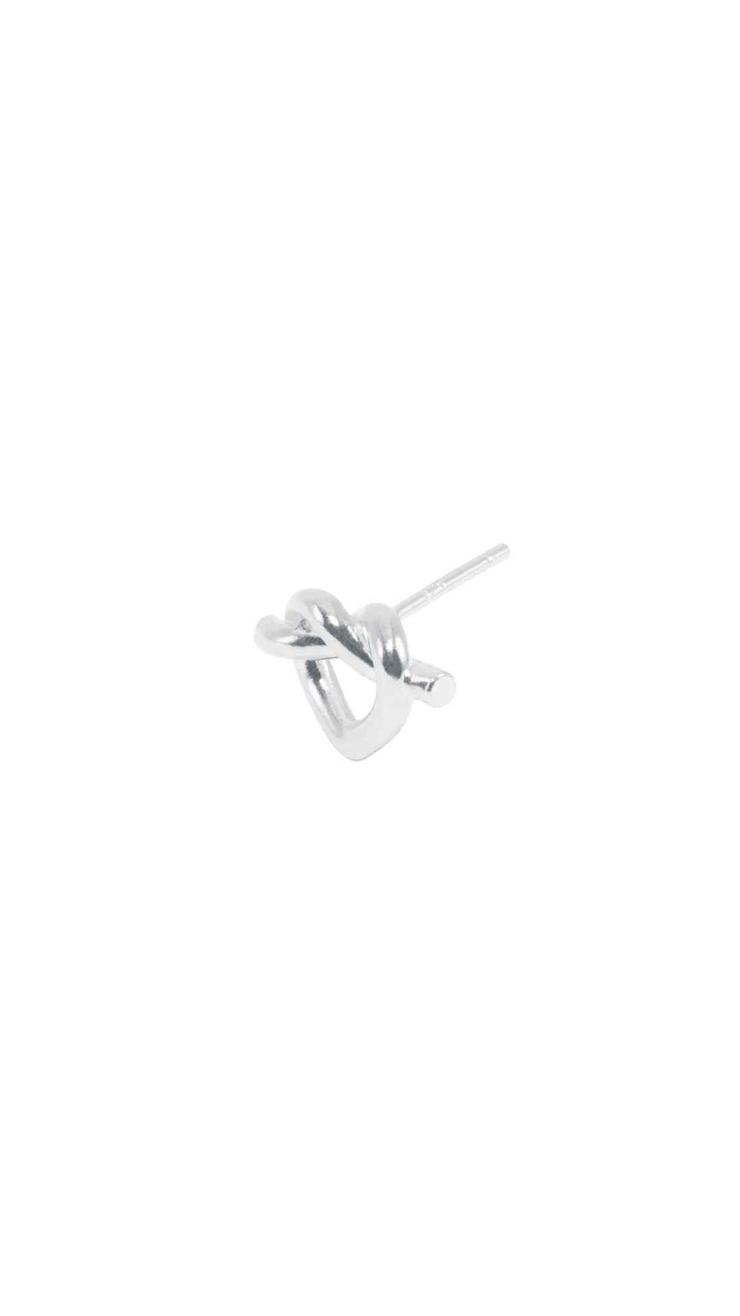 Jane Kønig - Tied Heart Stud THS-AW25-S - Ørering Øreringe 