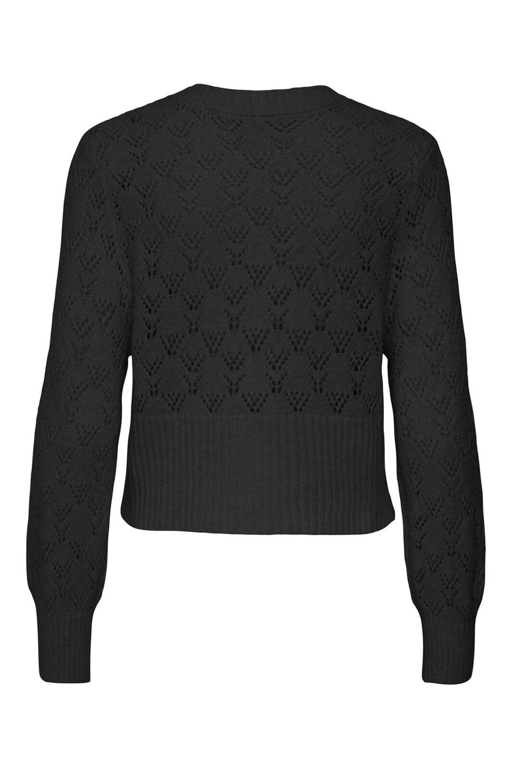 JDY - Jdyamanda Life L/S O-Neck Rev. Cardi Knt - 4907208 Black