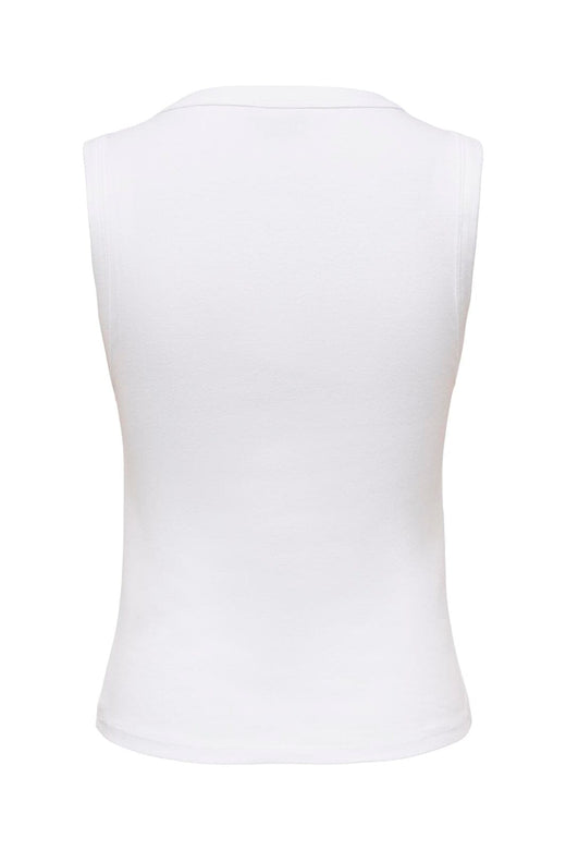 JDY - Jdyaspa Life S/L Vneck Tank Top - 5296572 Bright White