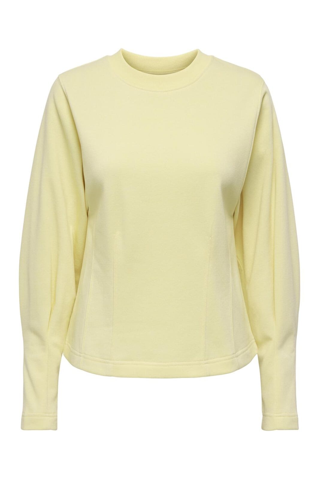 JDY - Jdycreame L/S Waisted Top - 4965729 Double Cream