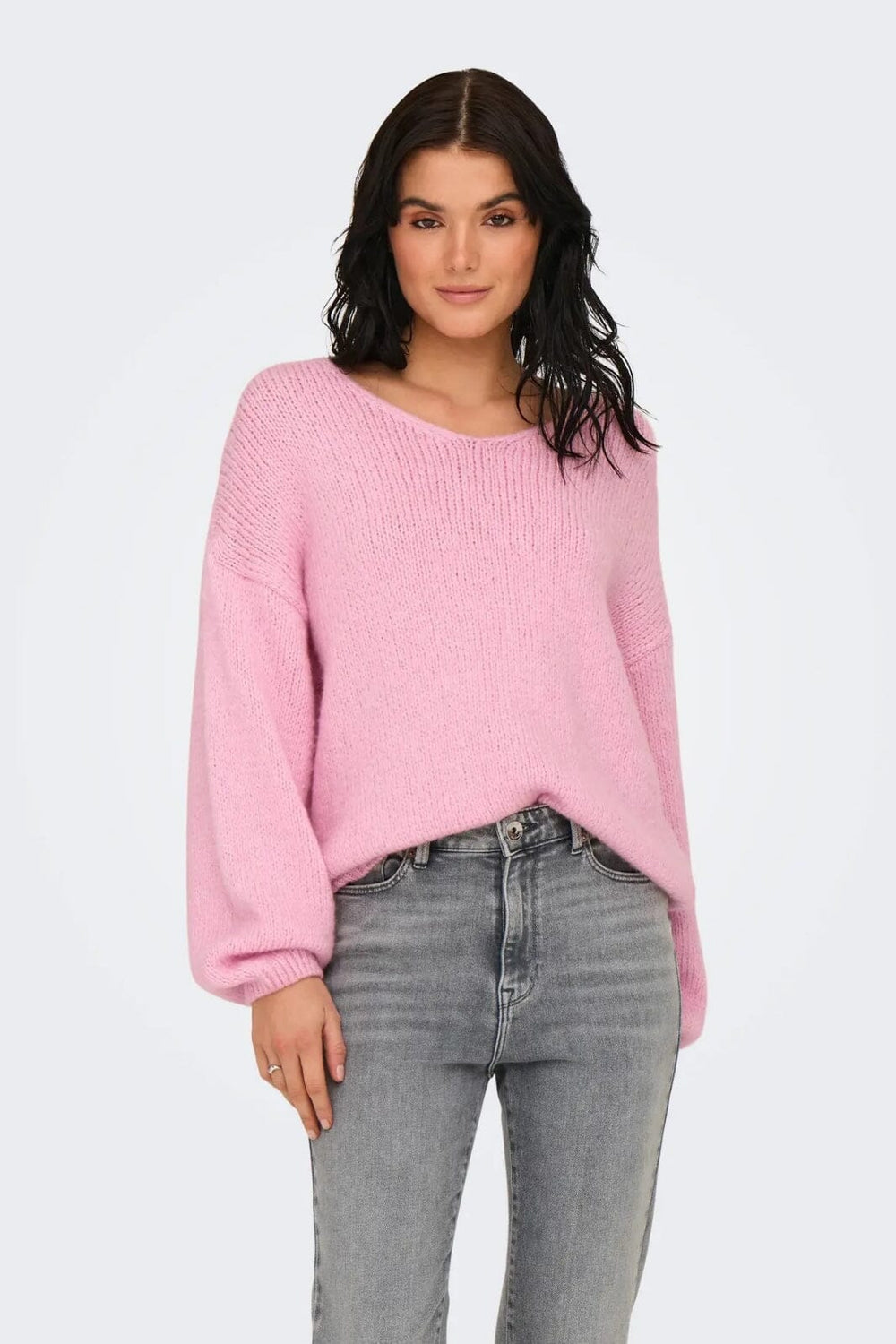 JDY - Jdydinea L/S Reversible Pullov. Knt - 4863945 Rose Shadow