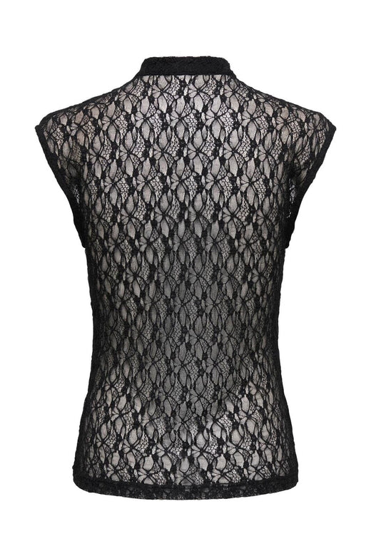 JDY - Jdyfila S/L Lace Top - 5238705 Black