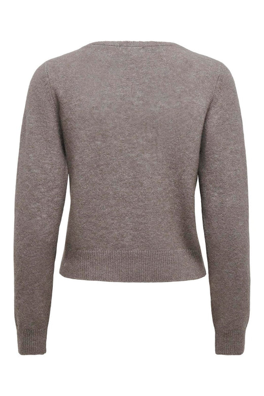 JDY - Jdyfrancie L/S V-Neck Cardigan Knt - 5173924 Falcon W. Pearl Button