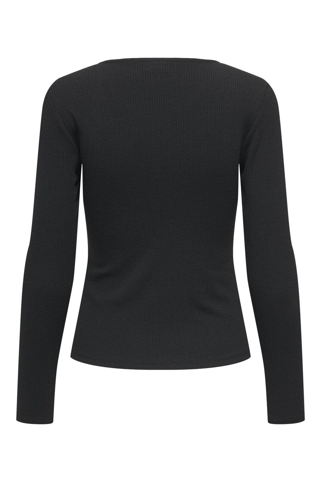 JDY - Jdyfreya L/S Button Top - 4832916 Black Melange
