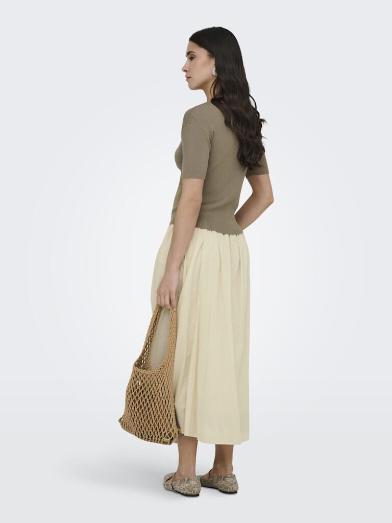 JDY - Jdygaby 2/4 O-Neck Pearl Cardigan Knt - 4968488 Greige Cardigans 