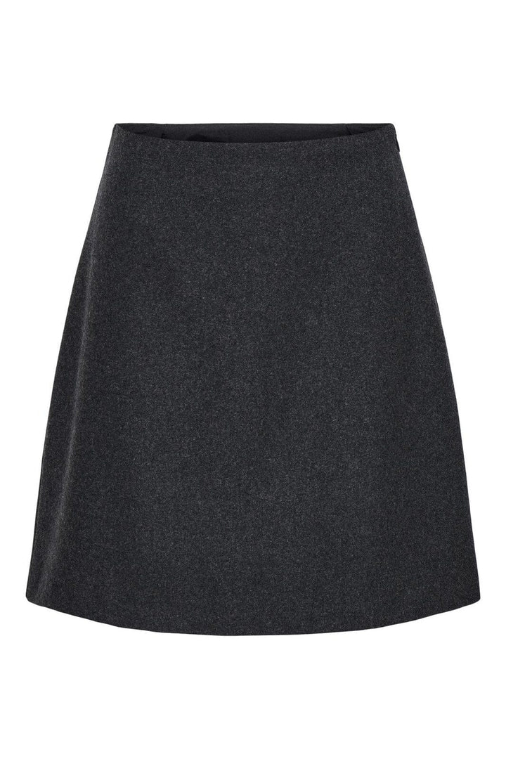 JDY - Jdylibra Skirt Tlr - 4877741 Dark Grey Melange