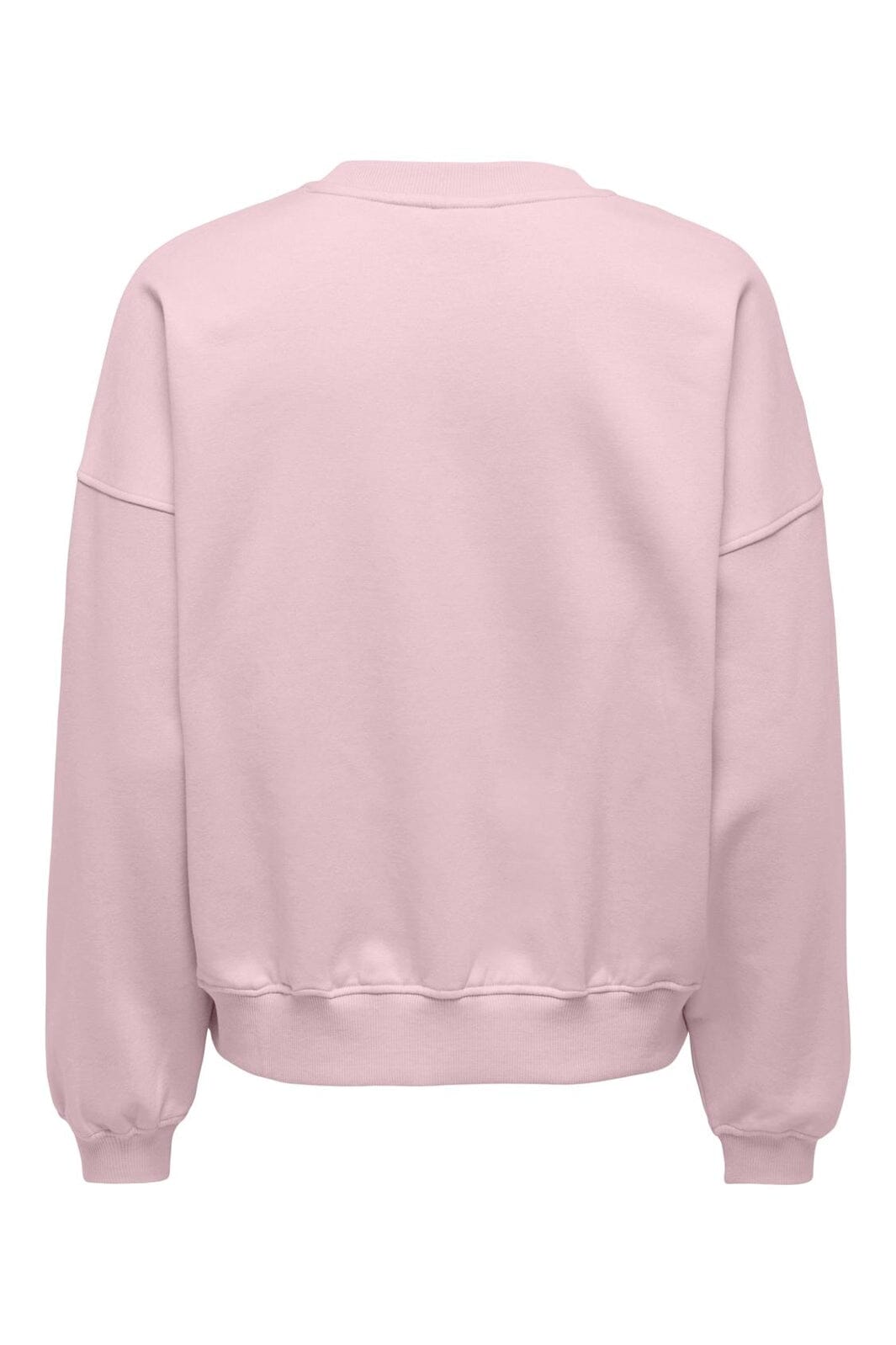 JDY - Jdymesa Life L/S O-Nk Emb Sweat - 5095975 Chalk Pink Windsor Wine + Earth Red