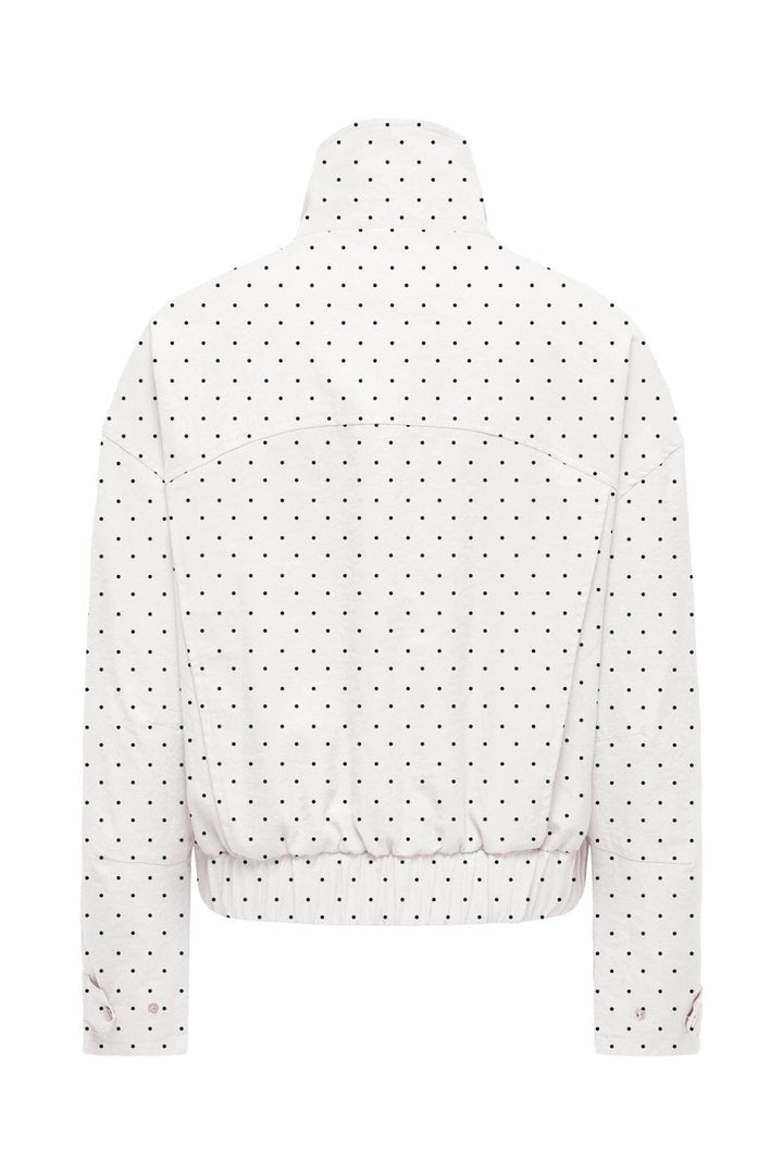 JDY - Jdynaomi L/S Jacket - 5095882 Cloud Dancer Black Dots