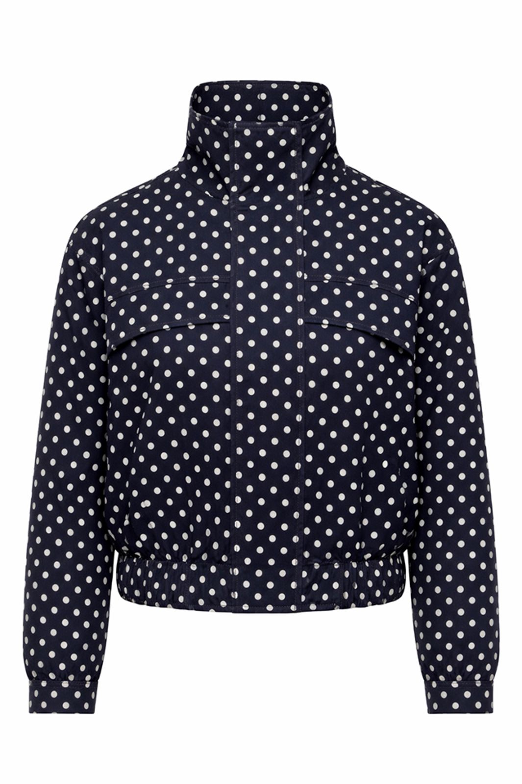 JDY - Jdynaomi L/S Jacket - 5219434 Sky Captain White Dots