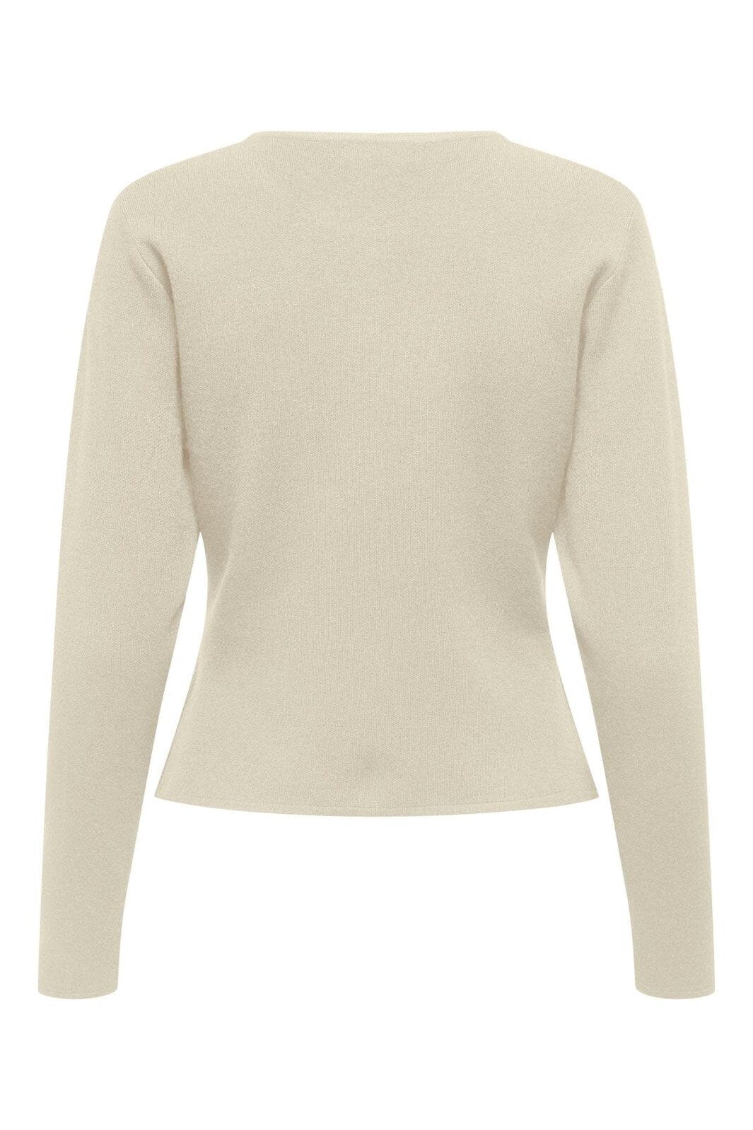 JDY - Jdyprime Life L/S On Fitted Cardigan Knt - 4931962 Whitecap Gray