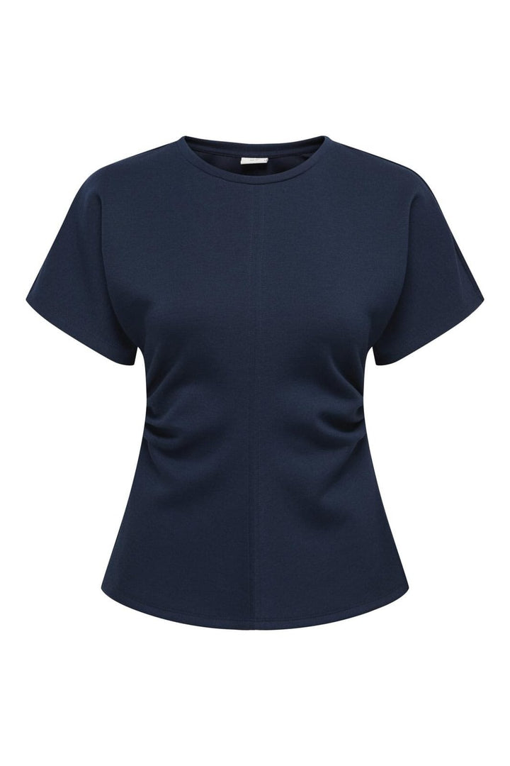 JDY - Jdysafina S/S Detail Top - 4926116 Black Iris