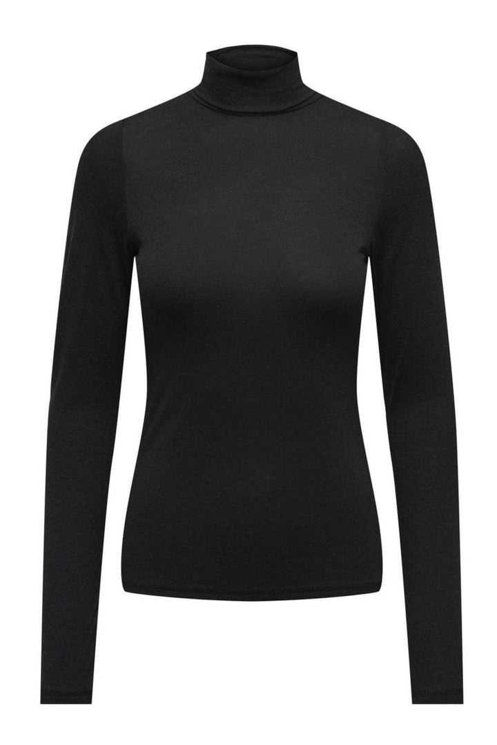 JDY - Jdysuma Woolblend L/S Rollneck Top - 4399298 Black